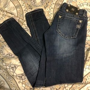 Miss Me Signature Cuffed skinny jean